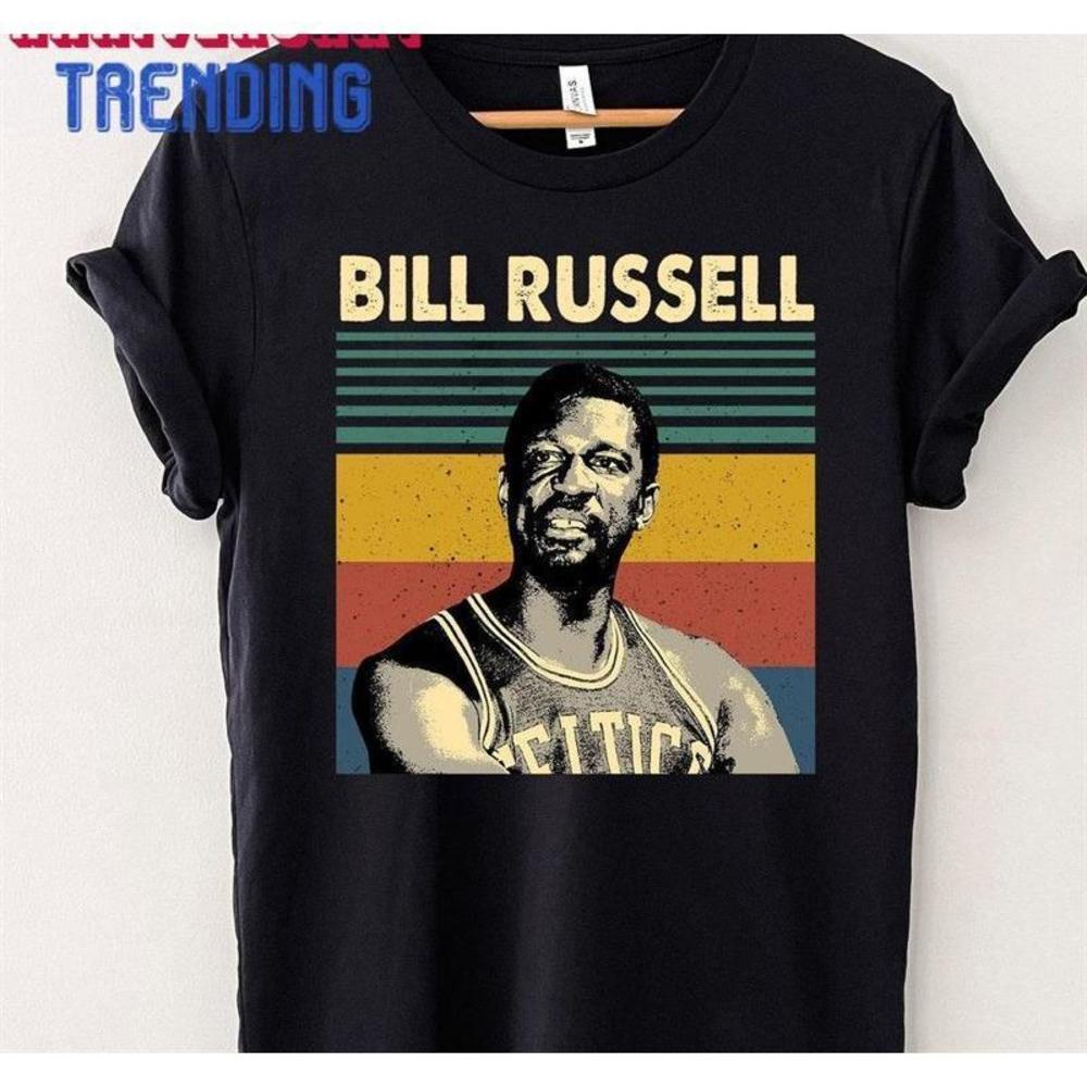 Bill Russell   Tshirt Basketball Fan Lover Shirt